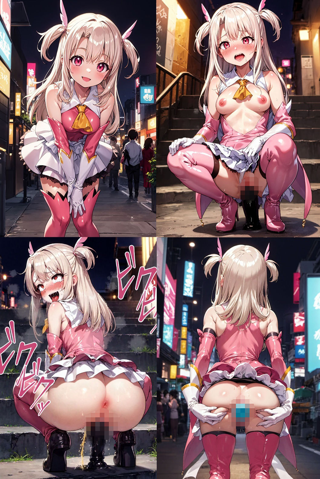 イリヤスフィール敗北路上プレイ サンプル1ページ目
