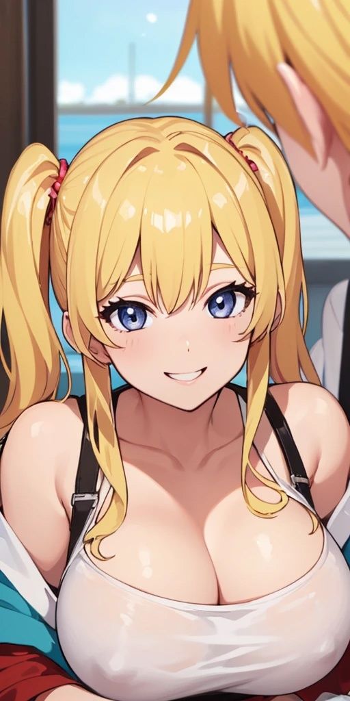 巨乳ブロンド美女【妄想イラスト美女図鑑vol.42】 サンプル5ページ目