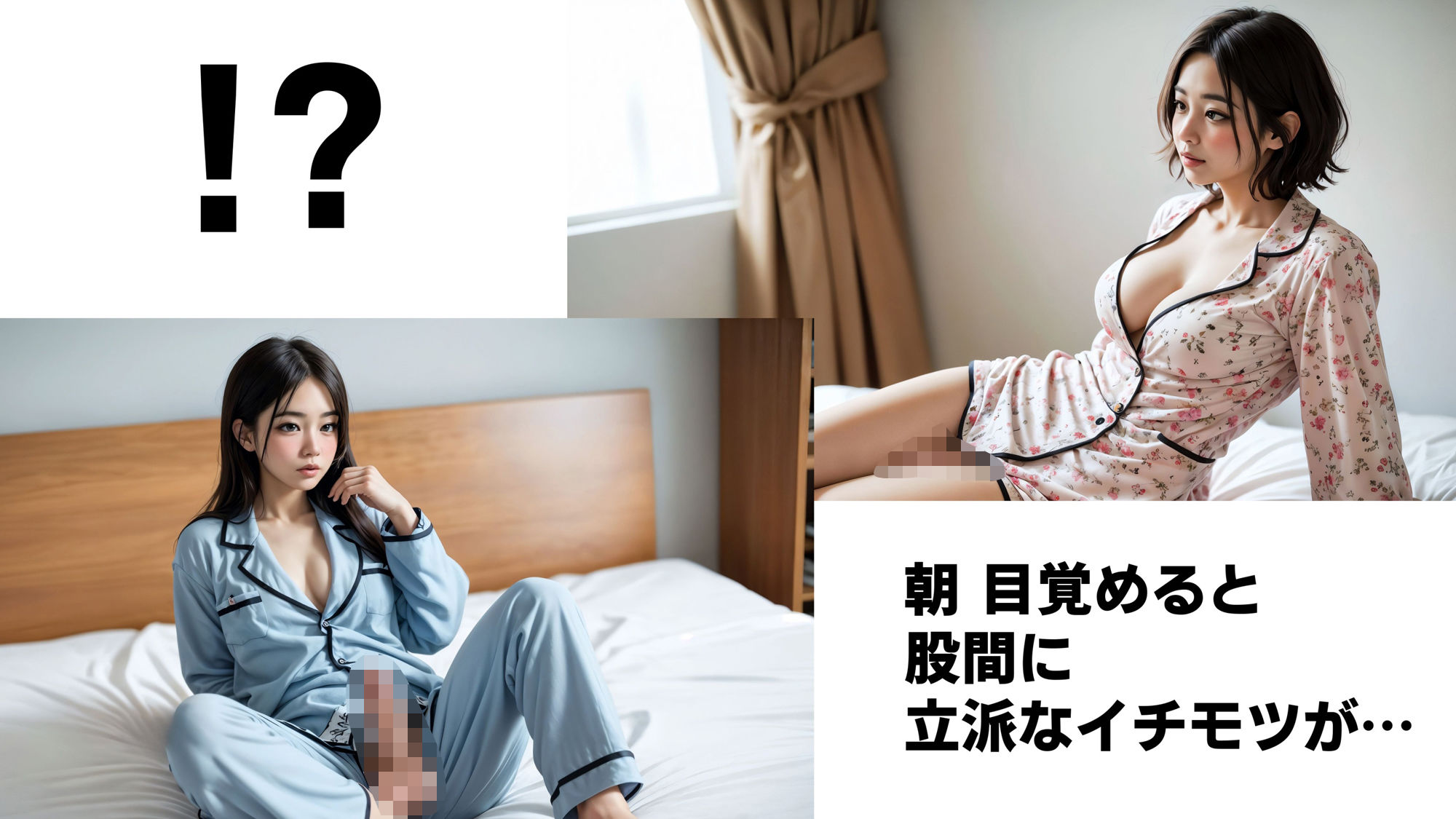 【4K高画質】勃起チンポ シコり散らかし美女 【ふたなり・男の娘】 サンプル1ページ目