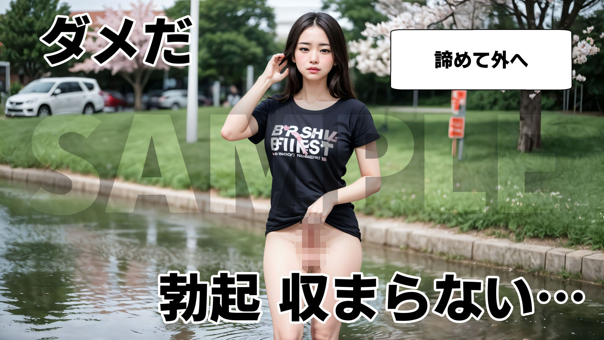 【4K高画質】勃起チンポ シコり散らかし美女 【ふたなり・男の娘】 サンプル6ページ目