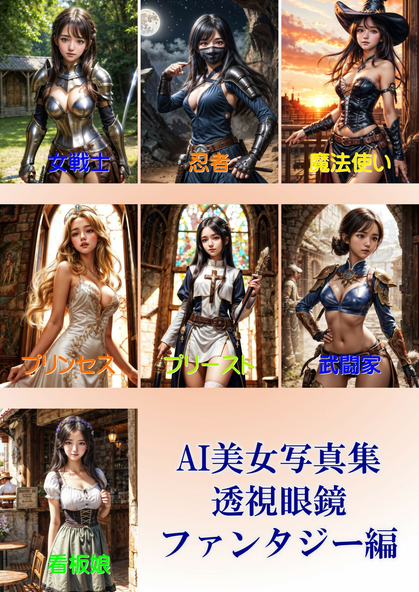 AI美女写真集 透視眼鏡 ファンタジー編 サンプル5ページ目
