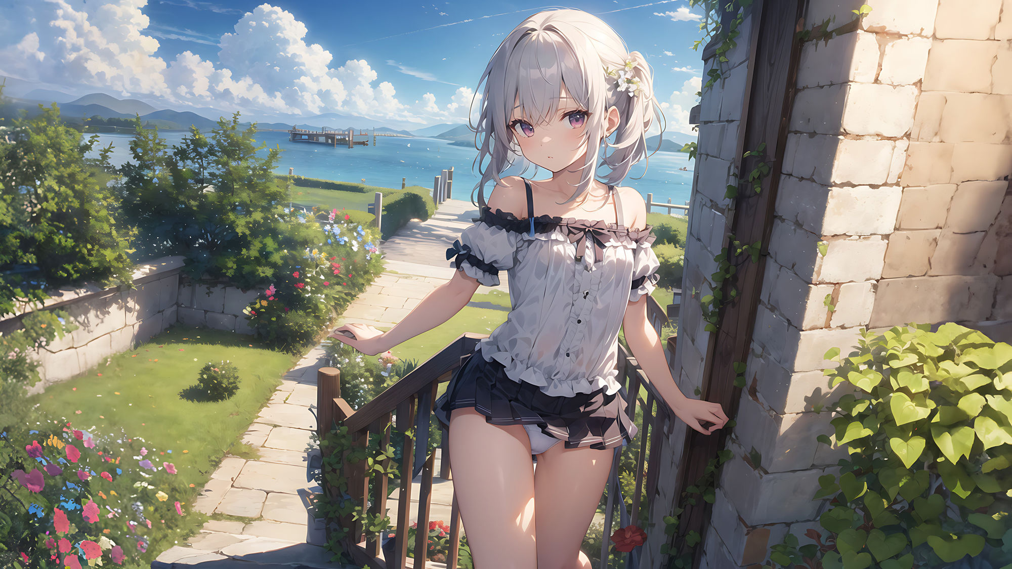 美少女×神イラスト集 サンプル2ページ目