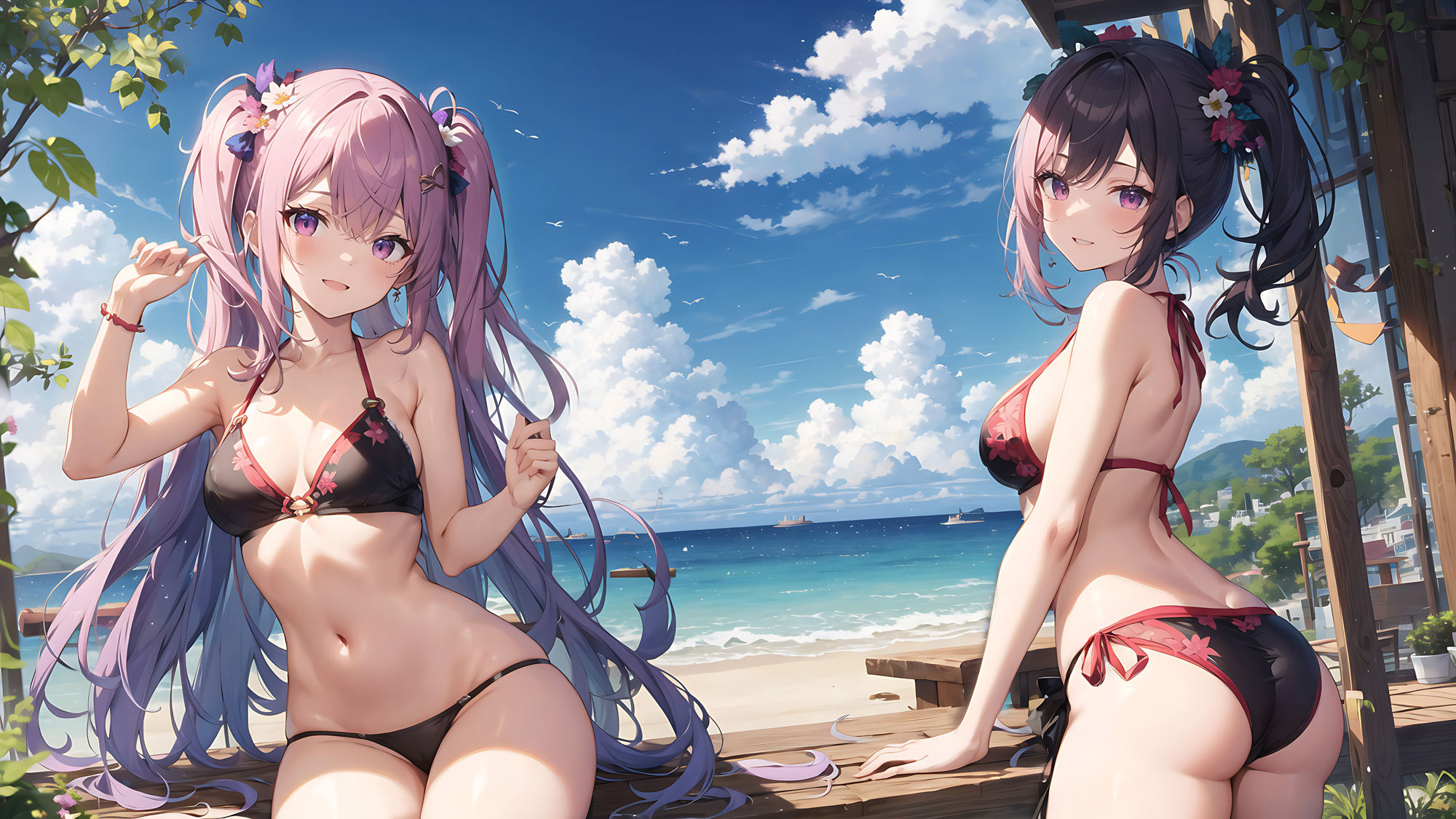 美少女×神イラスト集 サンプル3ページ目