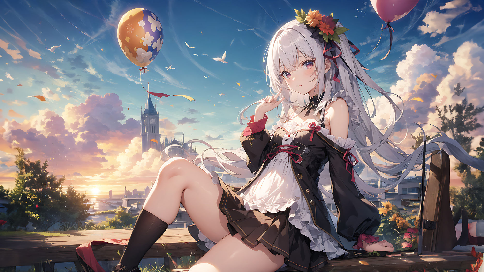 美少女×神イラスト集 サンプル7ページ目