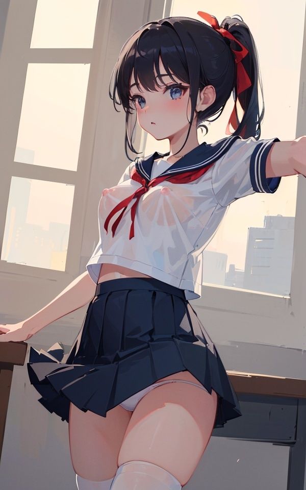 セーラー服とポニーテールしか勝たん サンプル1ページ目