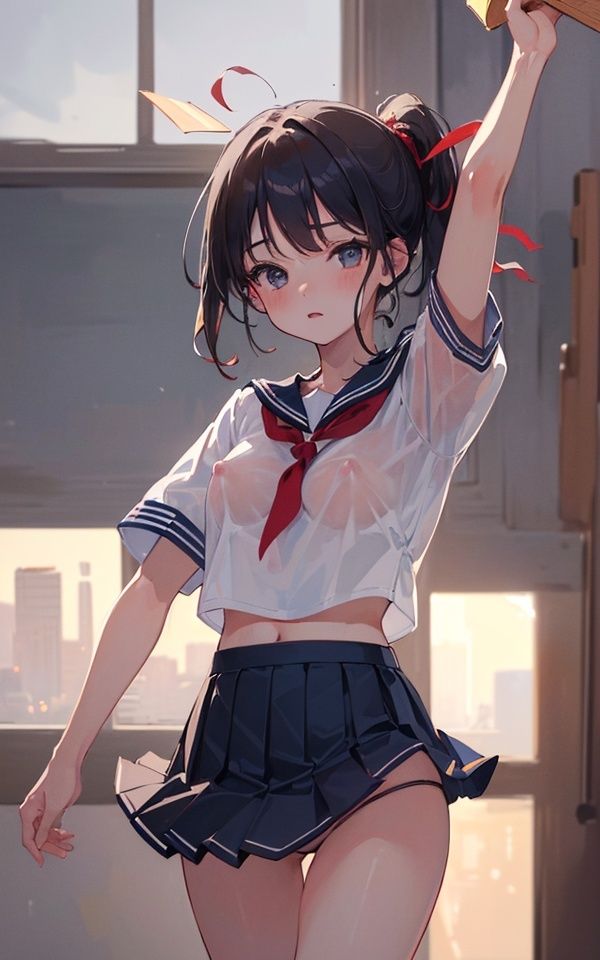 セーラー服とポニーテールしか勝たん サンプル4ページ目
