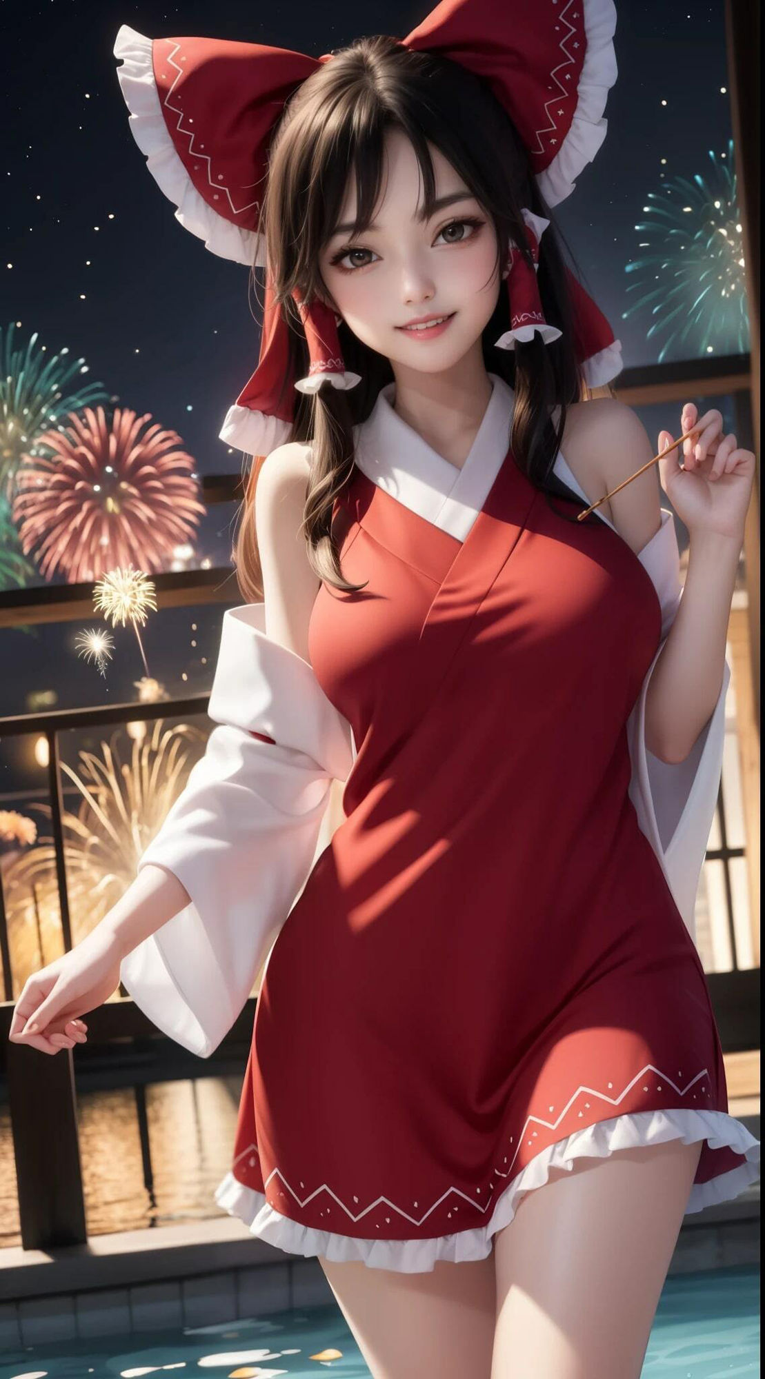 東方コスプレ巨乳絵巻1巻 サンプル2ページ目