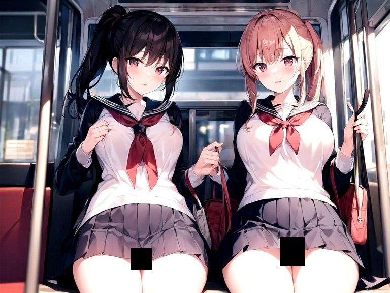 ノーパンノーブラ・露出学園の日常 冬服セーラー 編 サンプル10ページ目