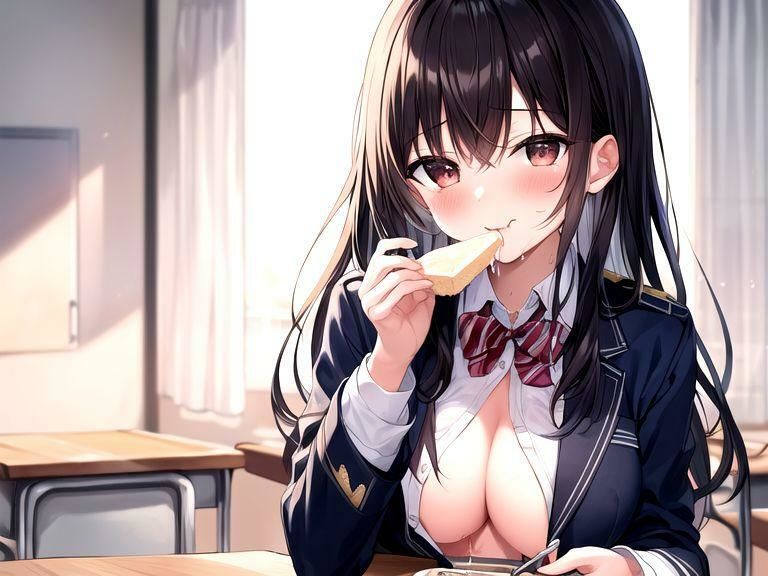 ノーパンノーブラ・露出学園の日常 冬服ブレザー 編 サンプル2ページ目