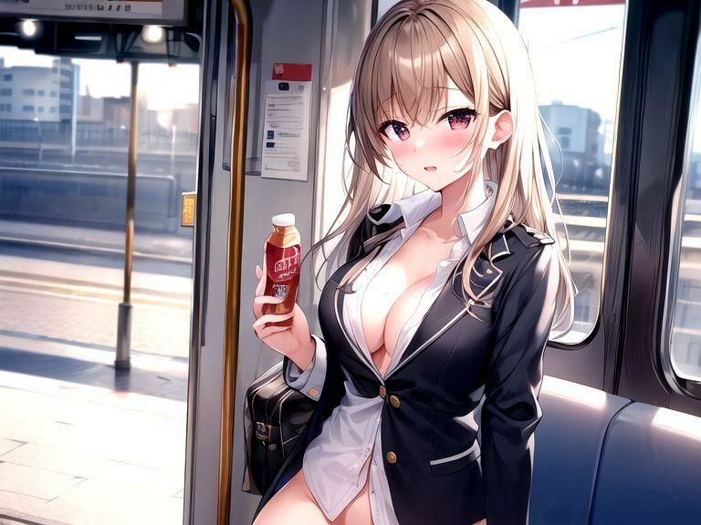 ノーパンノーブラ・露出学園の日常 冬服ブレザー 編 サンプル4ページ目