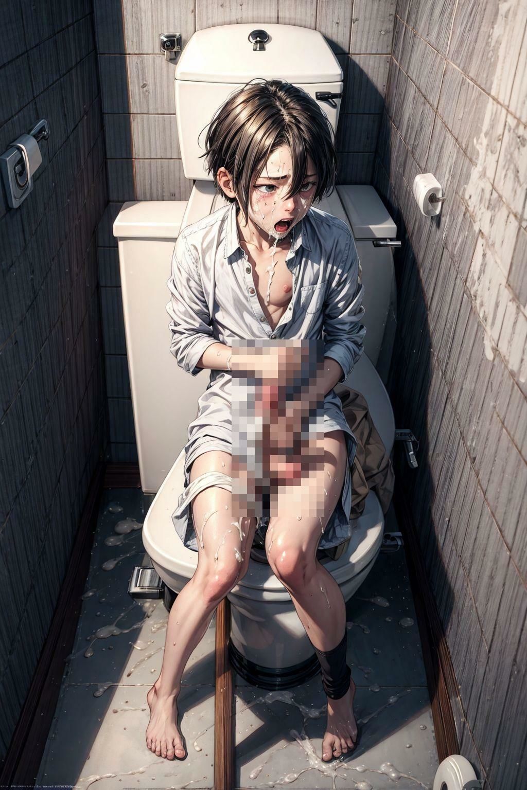 精子まみれ美少年 サンプル6ページ目