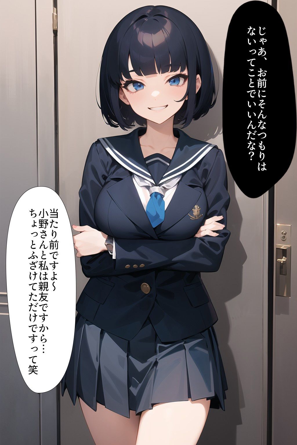 いじめっ娘JKわからせ サンプル2ページ目