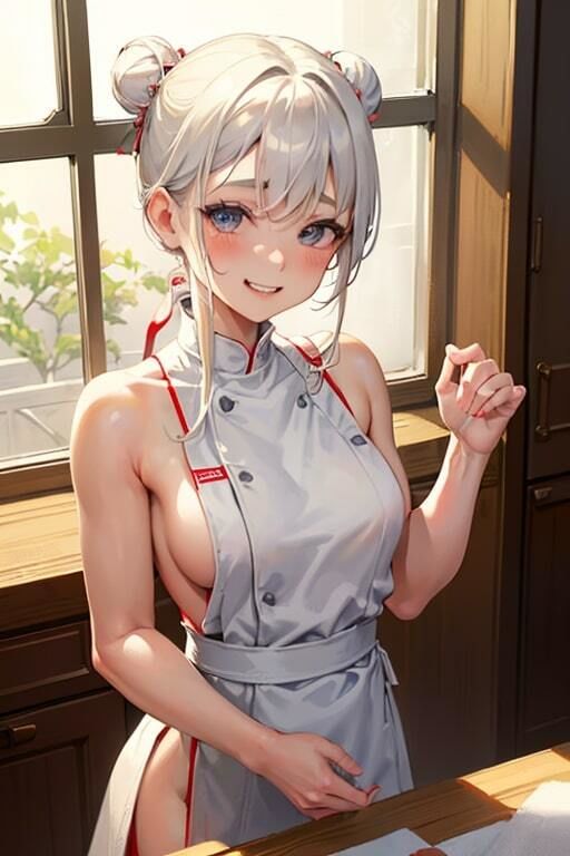 AI生成美女写真集 vol20 料理美女 サンプル3ページ目