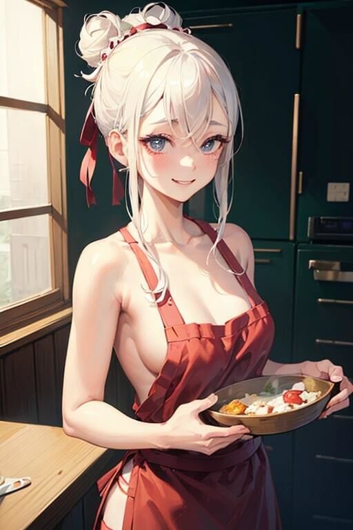 AI生成美女写真集 vol20 料理美女 サンプル6ページ目