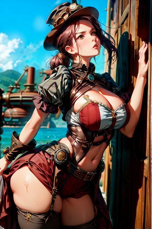 爆乳AIスチームパンク1 サンプル1ページ目