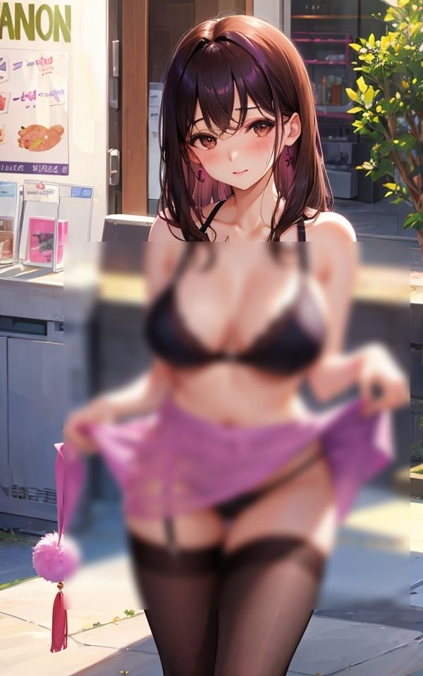 おもいきって脱いじゃった 〜黒紫編〜 サンプル2ページ目