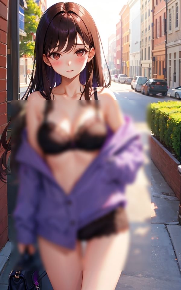 おもいきって脱いじゃった 〜黒紫編〜 サンプル3ページ目