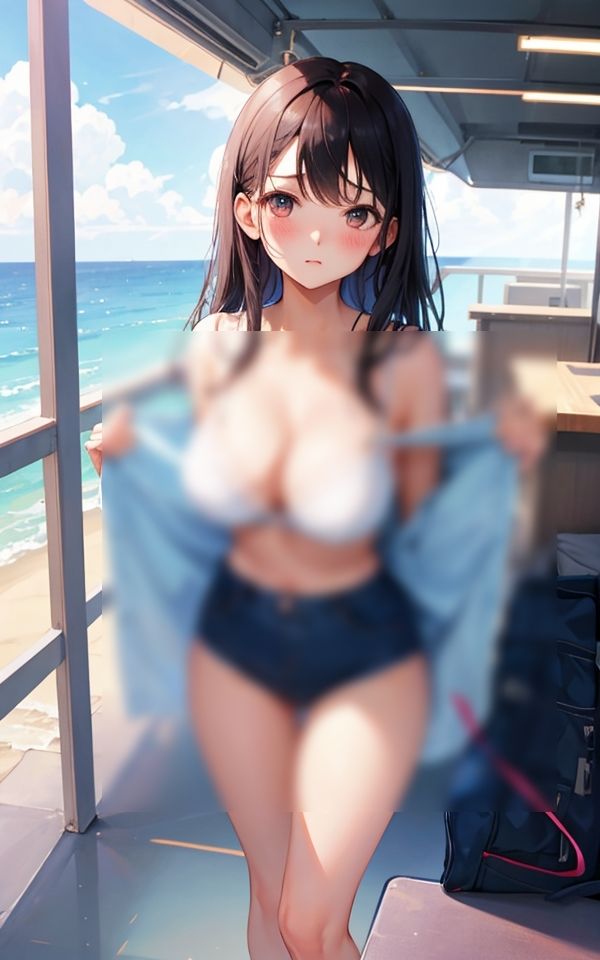 おもいきって脱いじゃった 〜ネイビー編〜 サンプル1ページ目