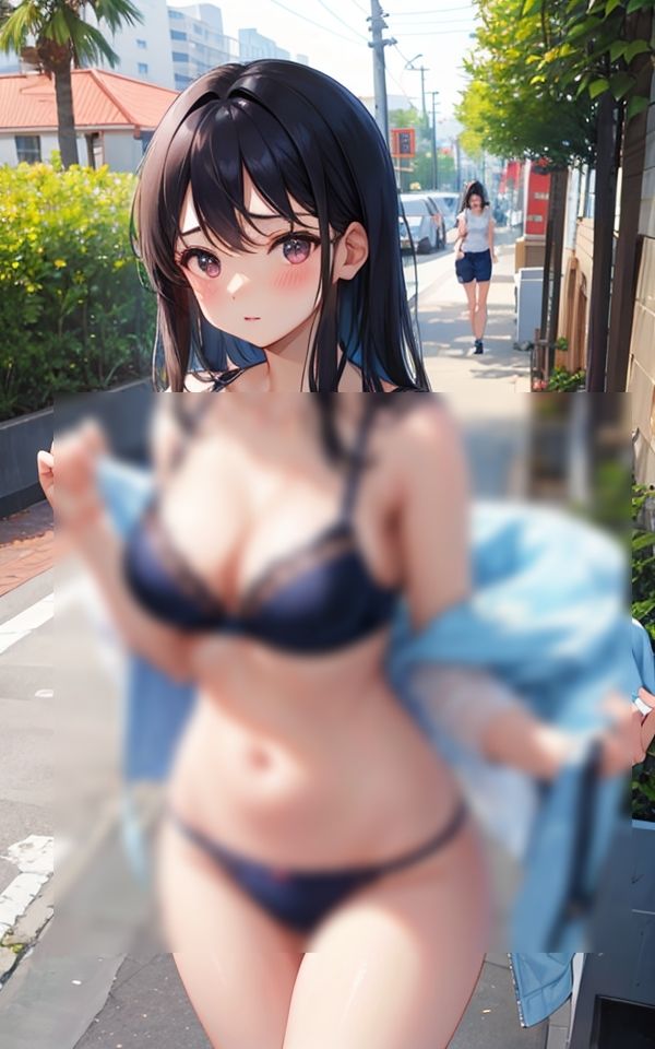 おもいきって脱いじゃった 〜ネイビー編〜 サンプル3ページ目