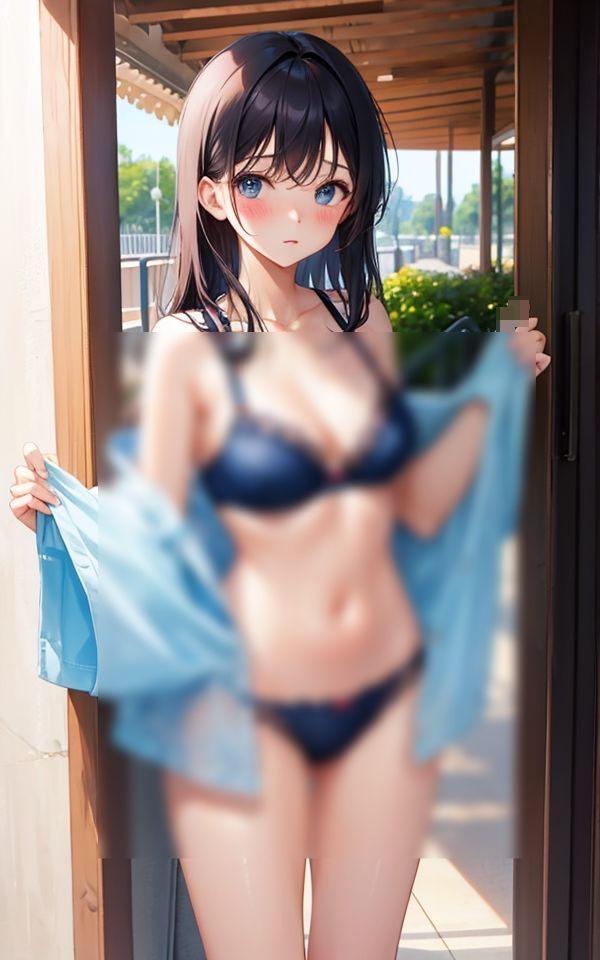 おもいきって脱いじゃった 〜ネイビー編〜 サンプル4ページ目