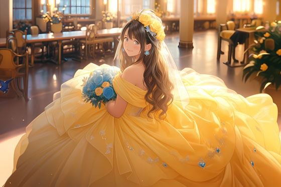 【ドレス美少女16】清楚な美少女がドレスを纏ったら サンプル1ページ目