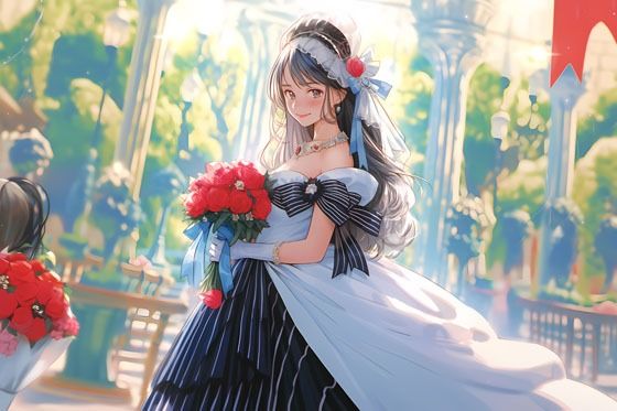 【ドレス美少女16】清楚な美少女がドレスを纏ったら サンプル4ページ目