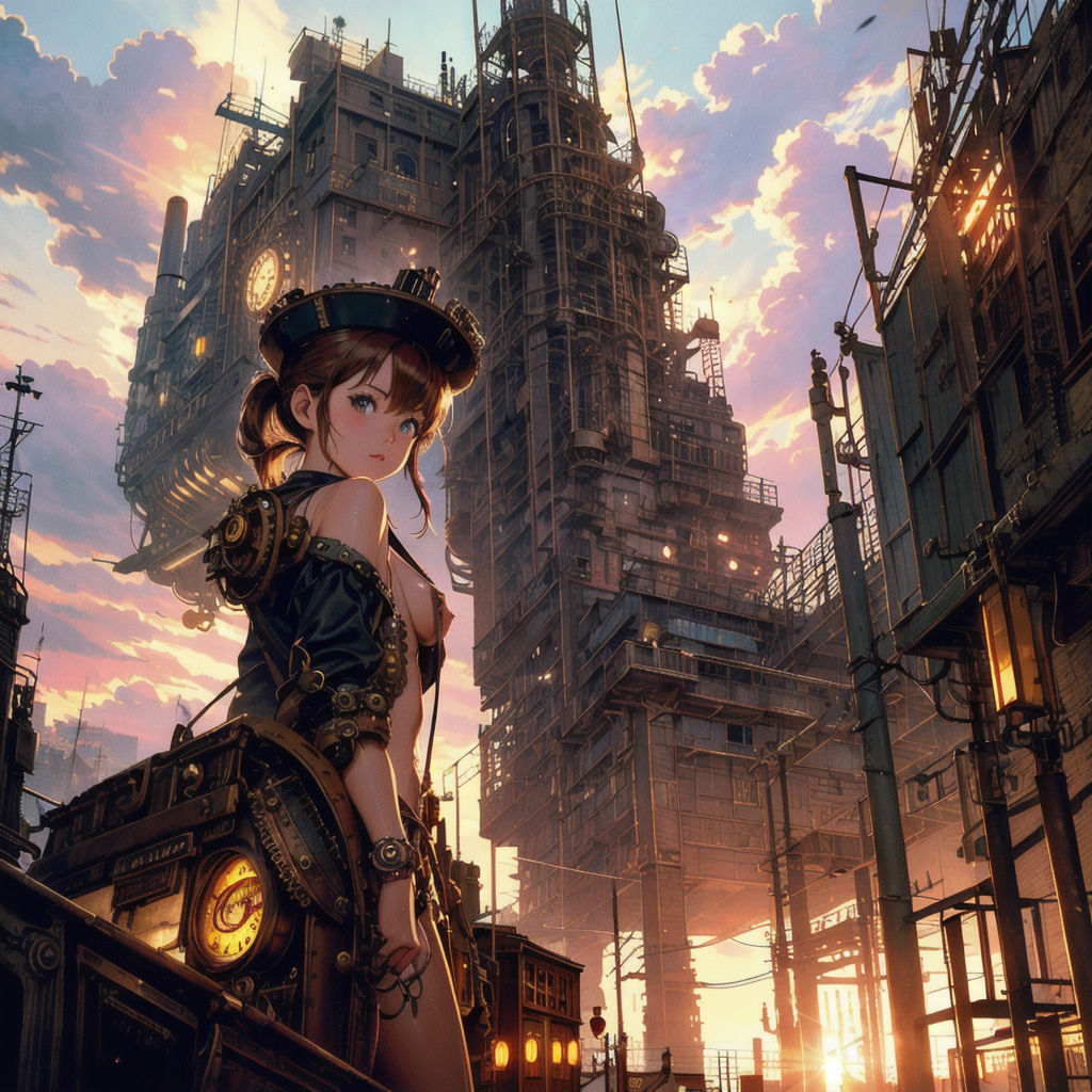 Steampunk-ai-nude サンプル1ページ目