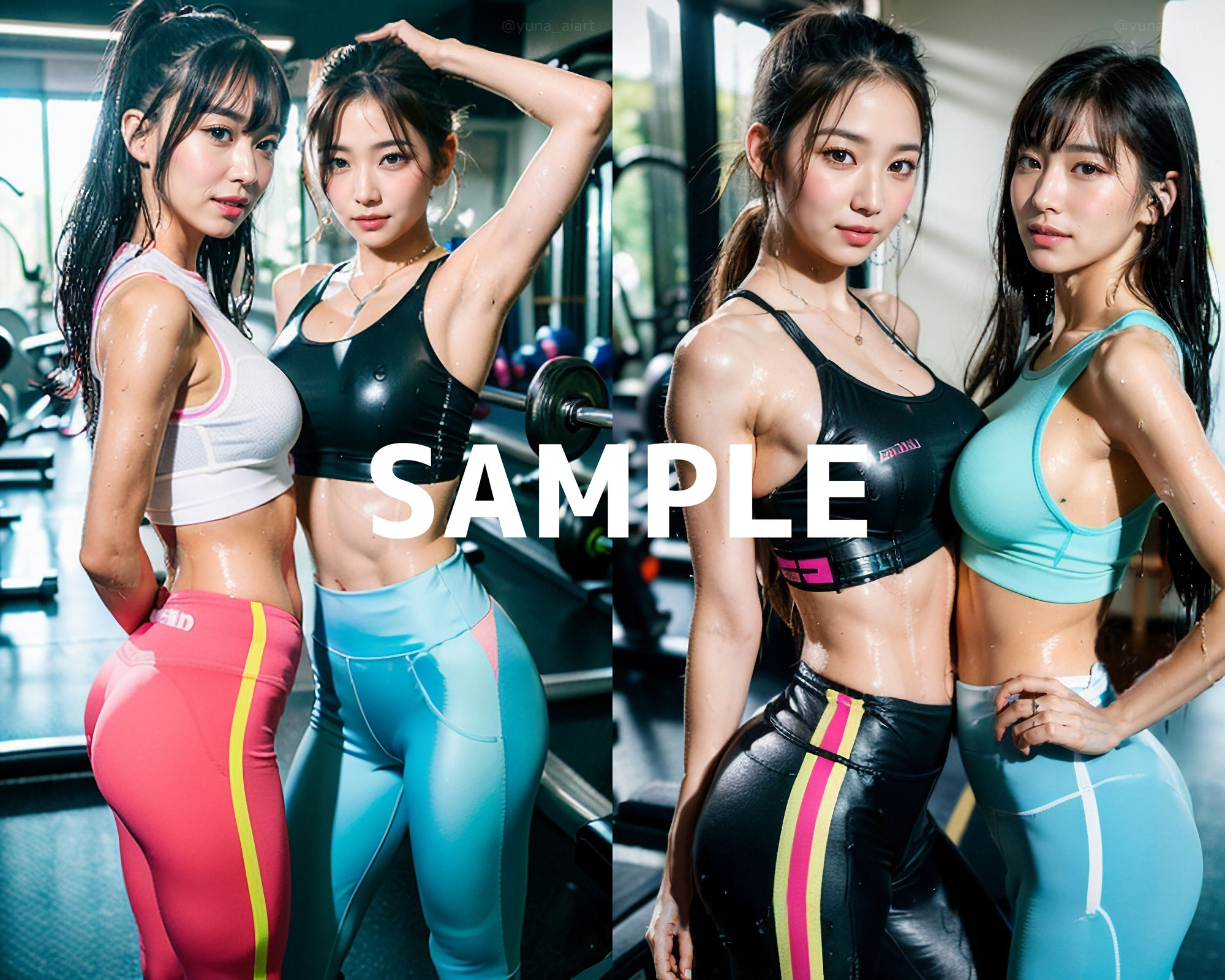 Graphic AI:生々しい筋トレ女子イン〇タグラマー編【499枚収録】 サンプル1ページ目