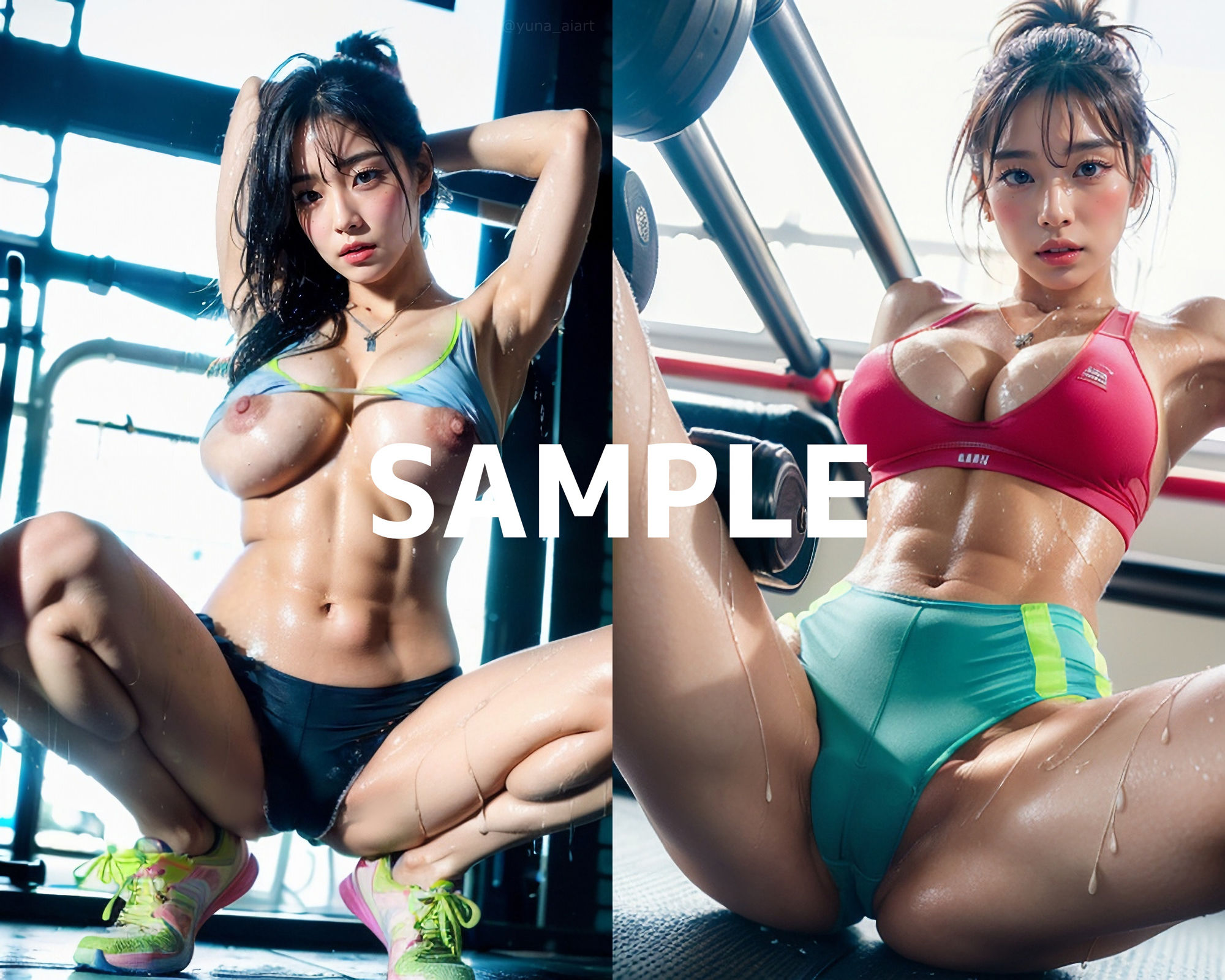 Graphic AI:生々しい筋トレ女子イン〇タグラマー編【499枚収録】 サンプル5ページ目