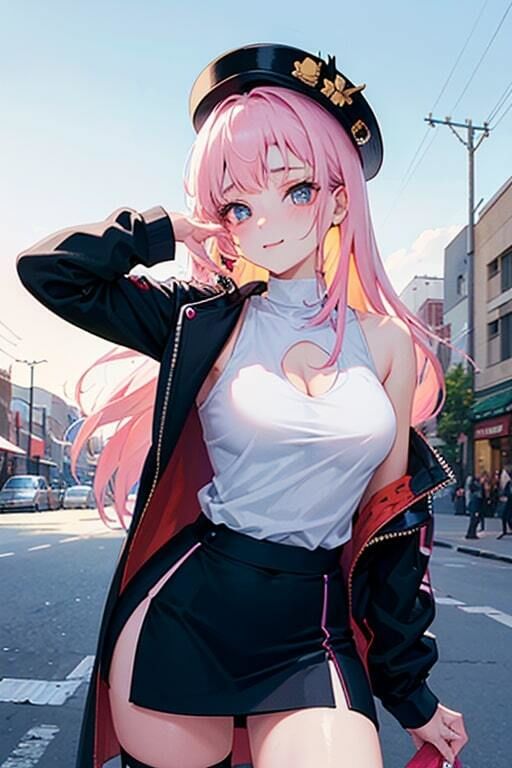 AI生成美女写真集 vol21 警官美女 サンプル1ページ目