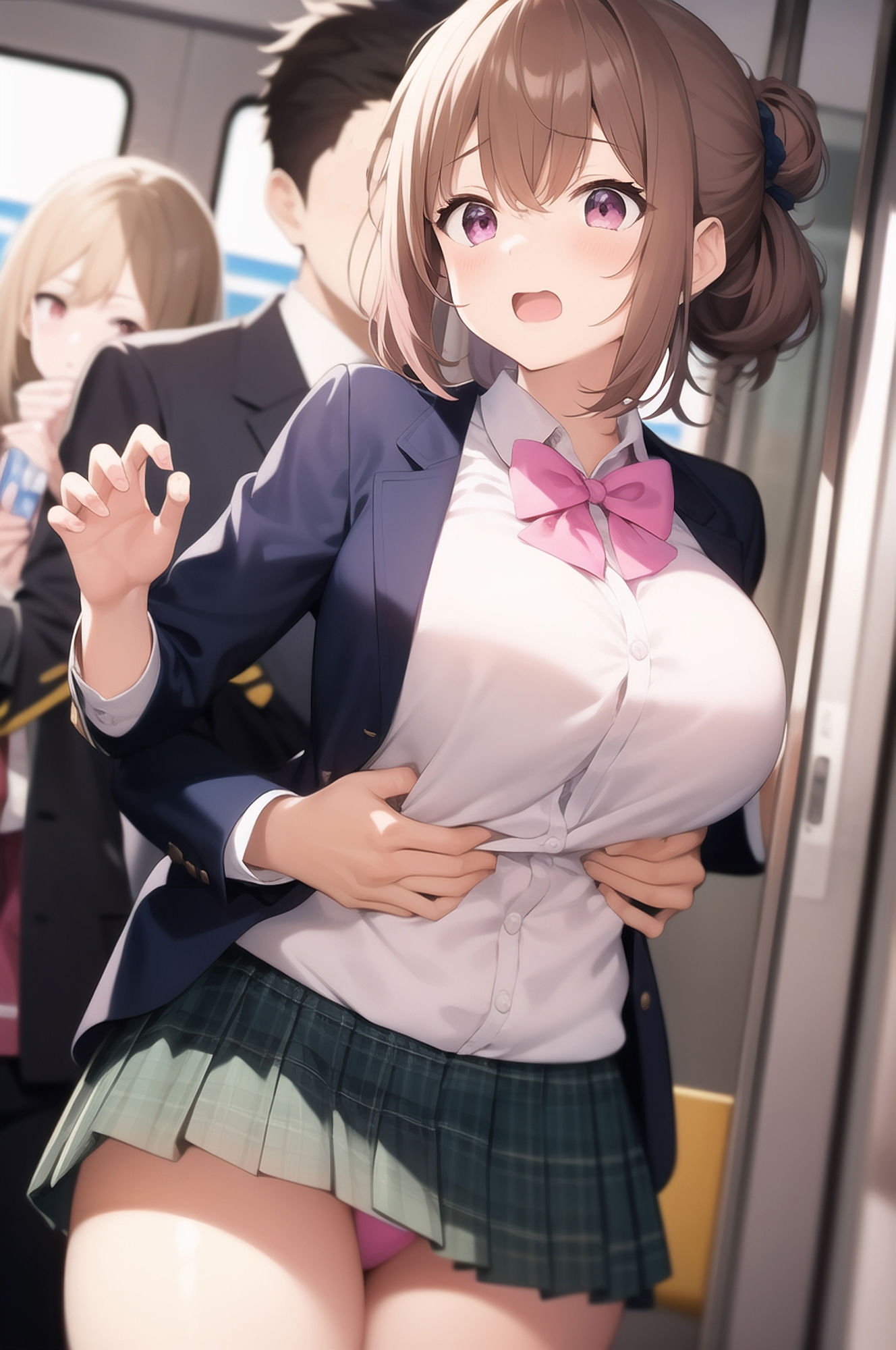 JKLEAKS 12 - 通勤電車でみかけるあの娘編 -【おまけアニメ付】 サンプル3ページ目