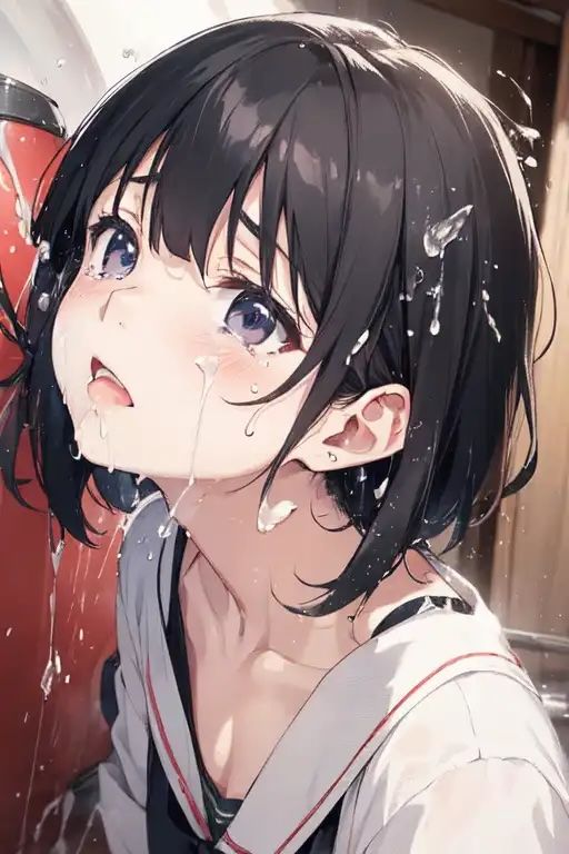 虹かけ誌 艦隊〇れくしょん イラスト集6 羽黒 見ないでと 言ったのに サンプル3ページ目