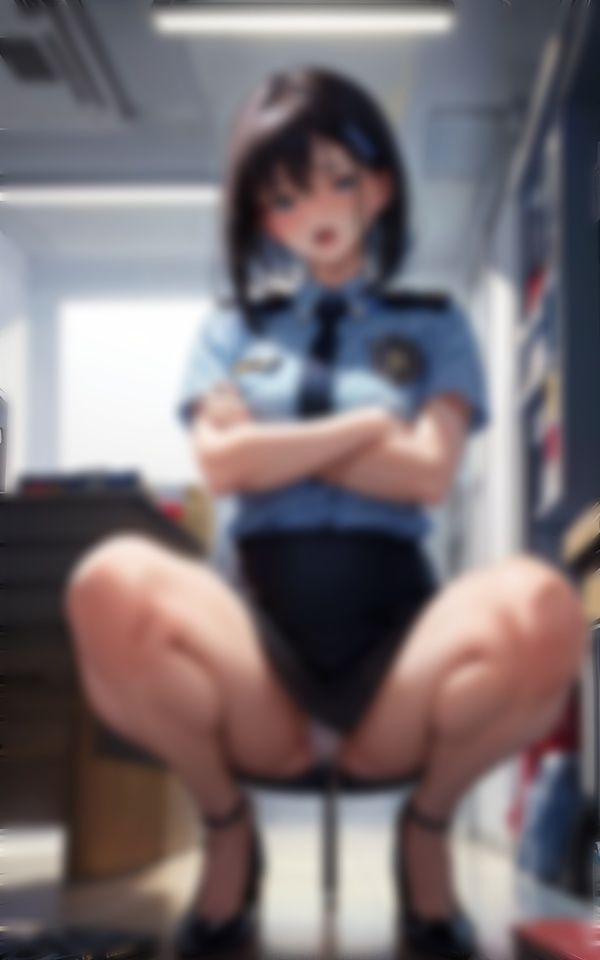どこ見てるの！？逮捕しちゃうぞ サンプル1ページ目