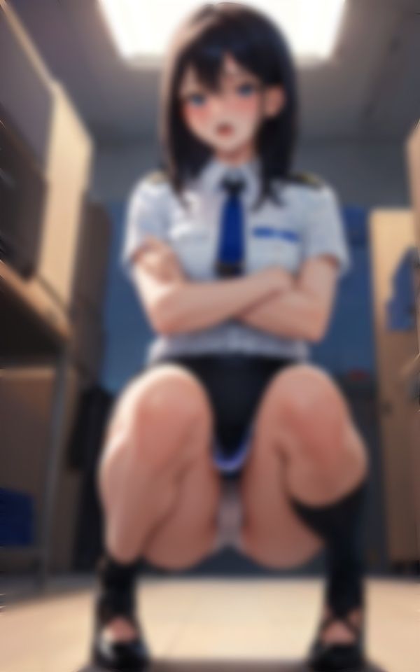どこ見てるの！？逮捕しちゃうぞ サンプル2ページ目