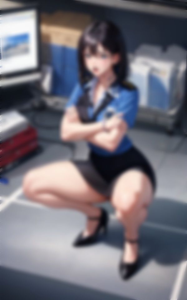 どこ見てるの！？逮捕しちゃうぞ サンプル3ページ目