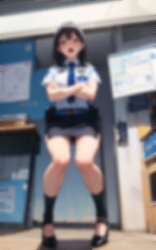 どこ見てるの！？逮捕しちゃうぞ サンプル4ページ目