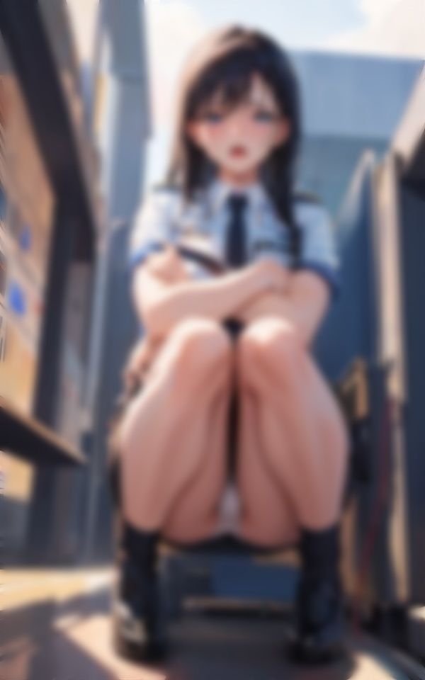 どこ見てるの！？逮捕しちゃうぞ サンプル6ページ目