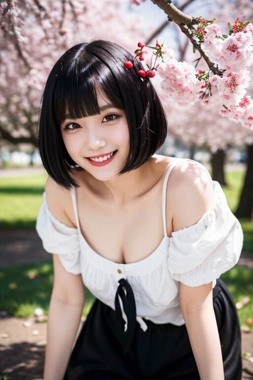 AI生成美女写真集 vol22 サクラ美女 サンプル5ページ目