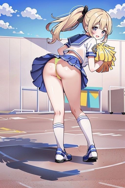 チアガールの風チラ サンプル1ページ目