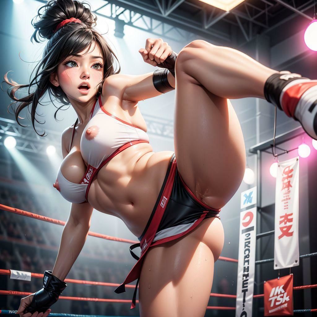 爆乳武道 サンプル4ページ目