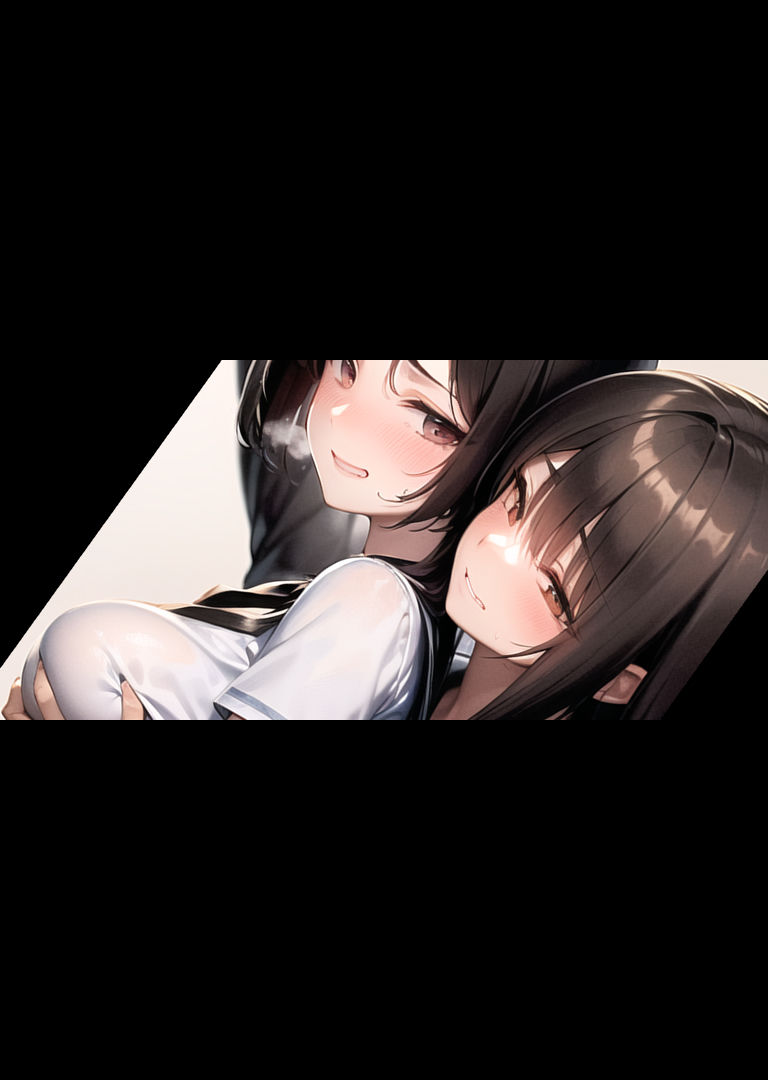 【第2弾】背後から胸揉み イラスト集 セット（胸が露出した状況が多め） サンプル1ページ目