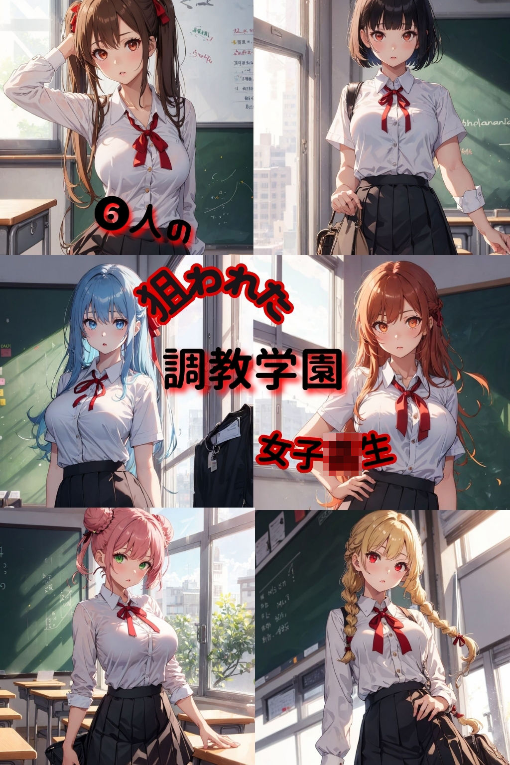調教学園 6人の狙われた女子校生【セリフ付き】 サンプル7ページ目
