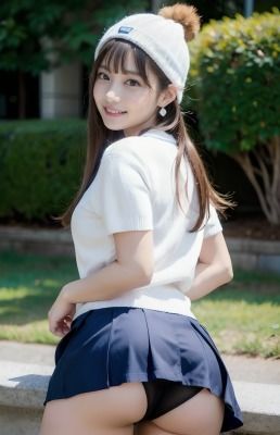 清楚系ギャル@公園デート サンプル4ページ目