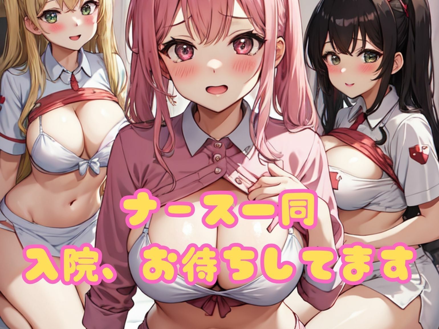 入院したらナース全員たわわでヤリたい放題ッ サンプル10ページ目