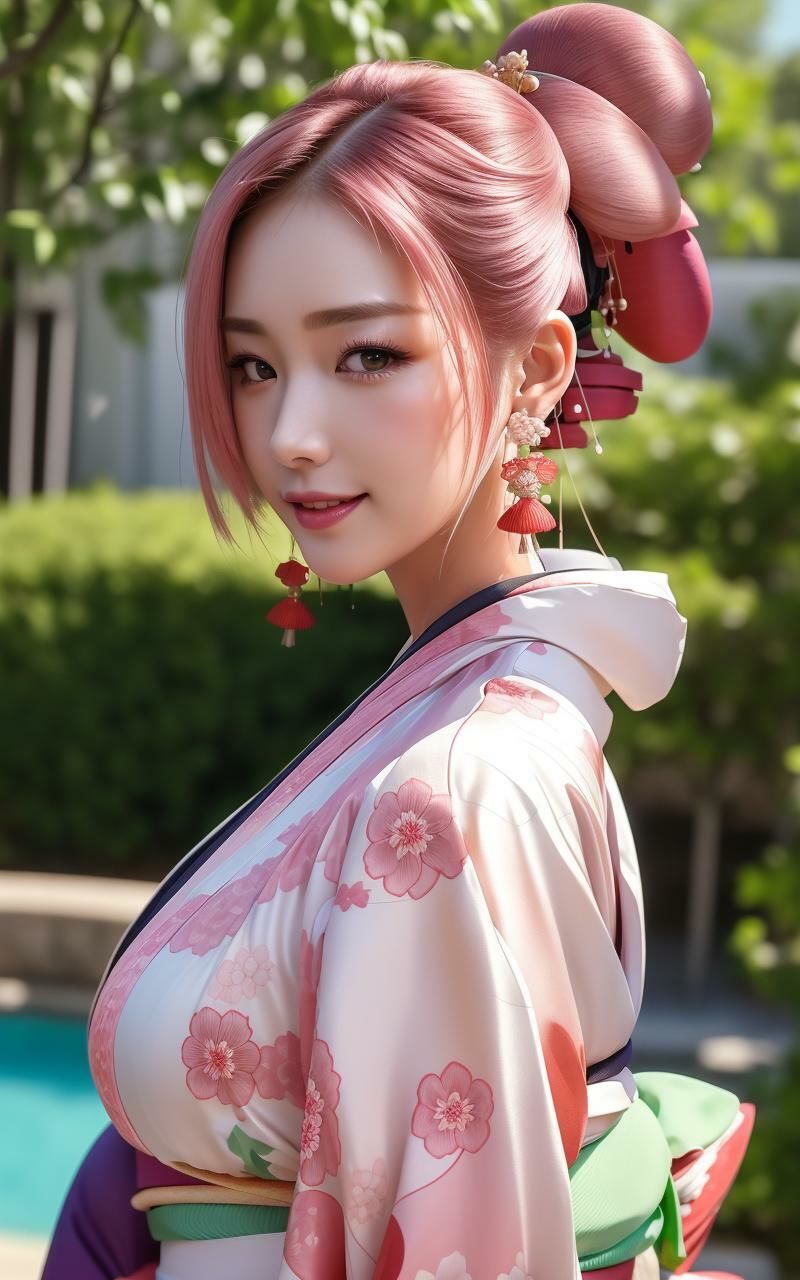 AI美女写真集Vol.98:リアル着物美女（全121ページ）※今作は着物ショットのみです。 サンプル1ページ目