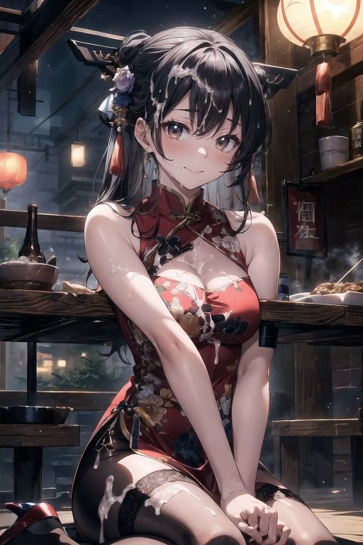 本場中華飯店の超美尻＆超美脚なチャイナドレス娘 サンプル4ページ目