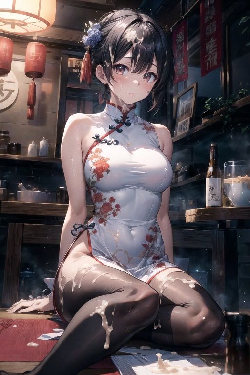 本場中華飯店の超美尻＆超美脚なチャイナドレス娘 サンプル6ページ目