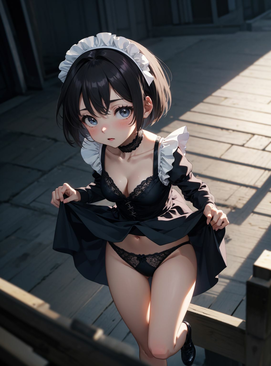 パンチラ巨乳メイド2 サンプル4ページ目