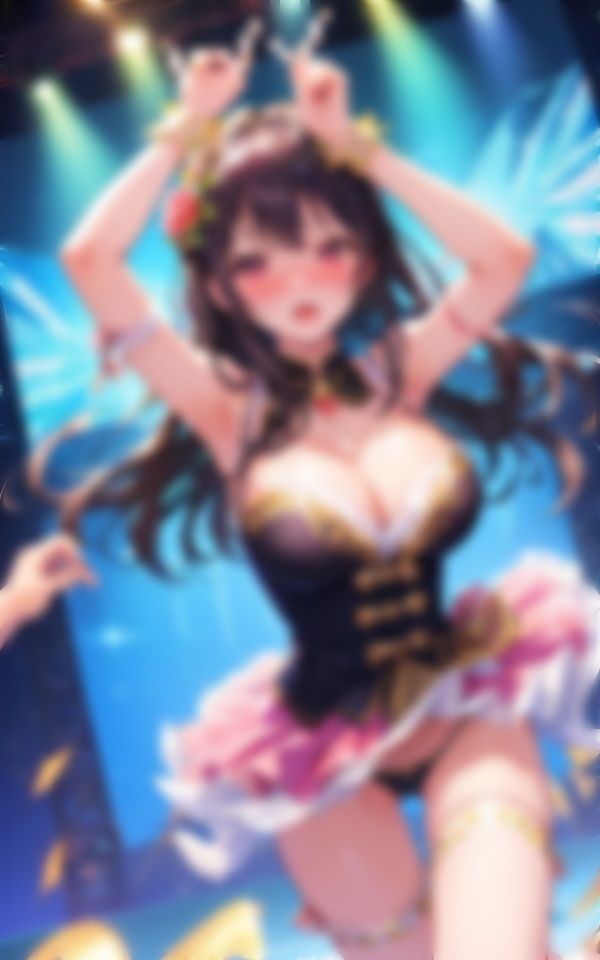 ぴえん...催●状態でライブでオッパイ出しちゃった サンプル2ページ目