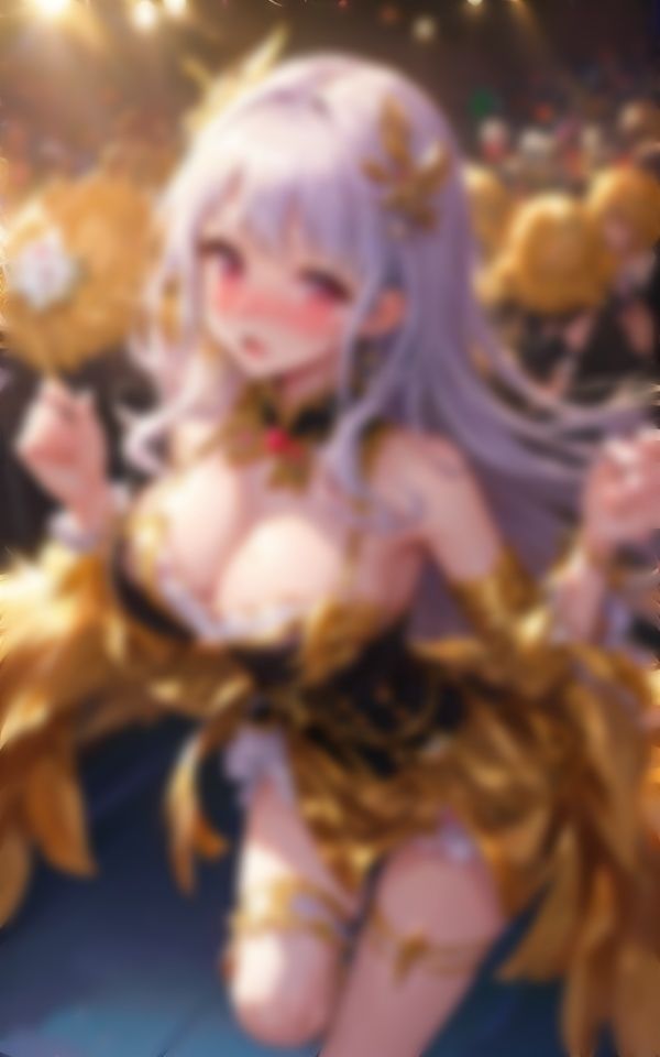 ぴえん...催●状態でライブでオッパイ出しちゃった サンプル3ページ目